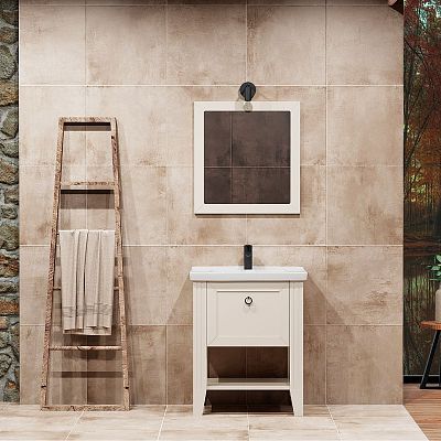 Washbasin cabinet MONARCH SUPZ, mirror MONARCH ZC 70, and lighting MONARCH